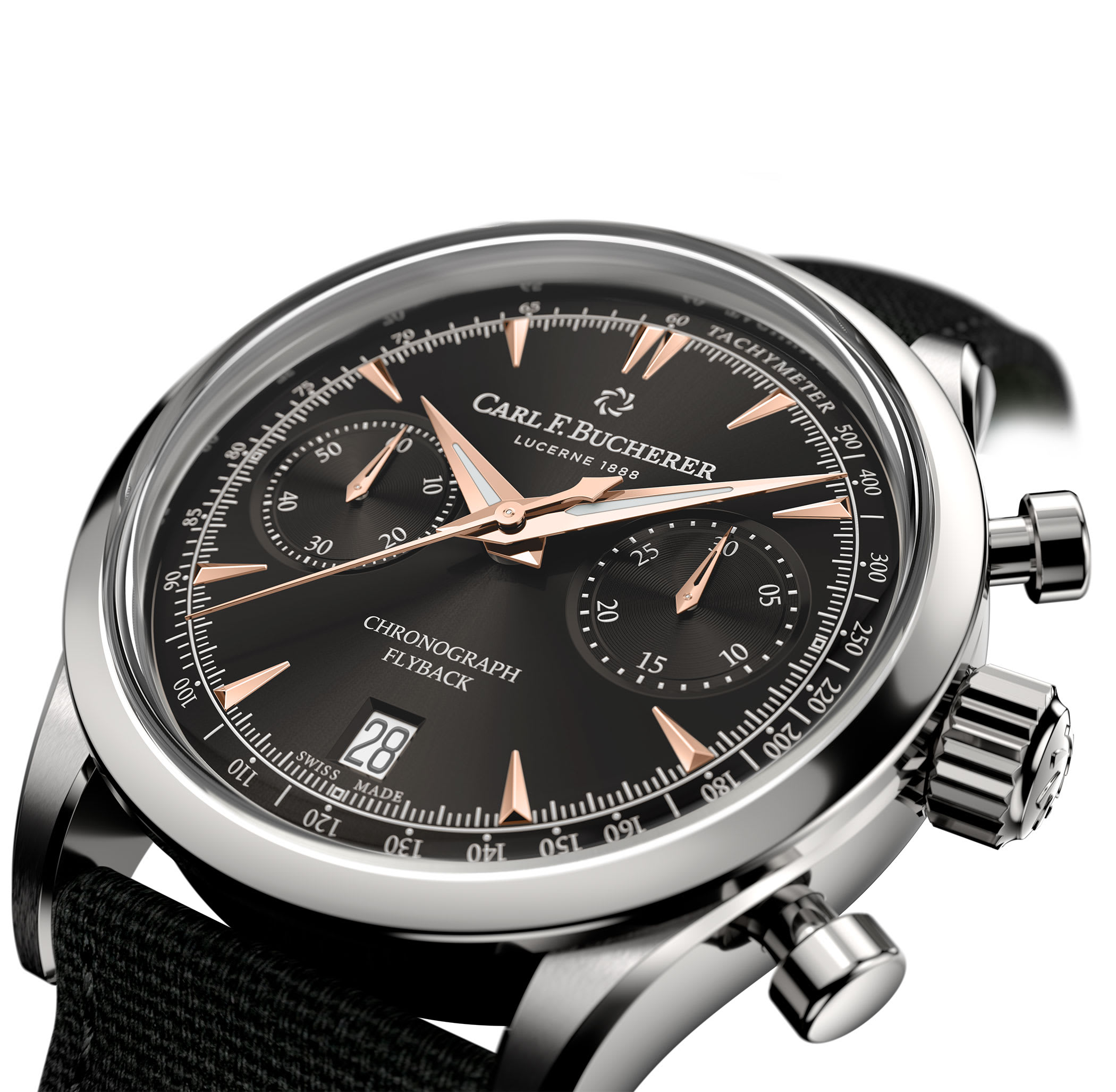 Carl f hot sale bucherer flyback